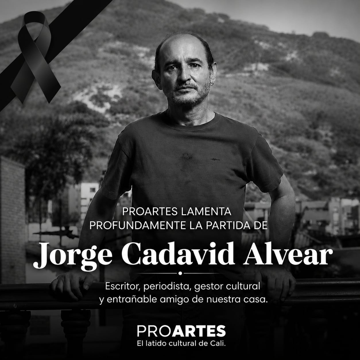 Fotografía conmemorativa de Jorge Cadavid Alvear
